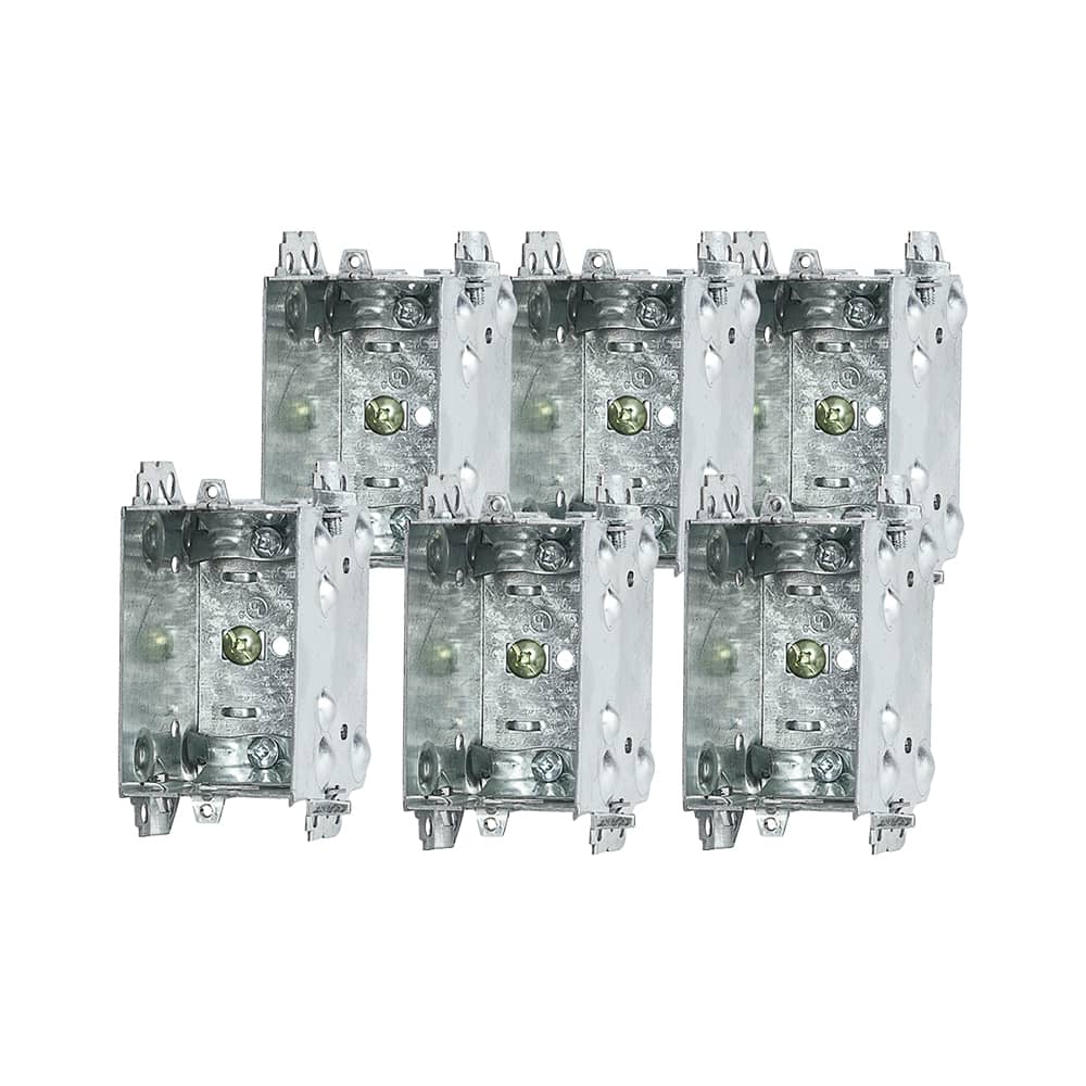 Boîtes électriques rectangulaires 2&nbsp;1/2&nbsp;po Pqt/6 NEKTRA