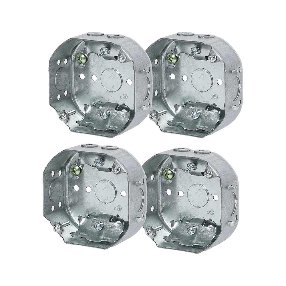 Boîtes électriques octogonales 1&nbsp;1/2&nbsp;po Pqt/4 NEKTRA