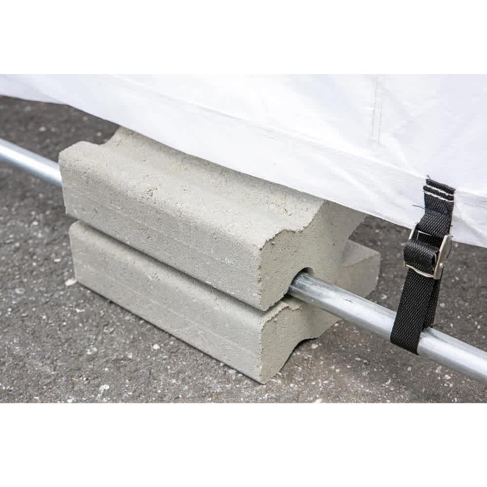 Pesée en béton multiusage pour abri d'auto