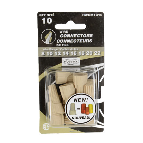 Multi-Wire Winged Wire Connectors Pkg/10 Beige