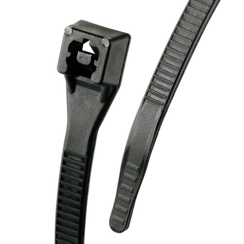 Attaches autobloquantes pour fils 8 po Xtreme -40&nbsp;°C noir Pqt/100