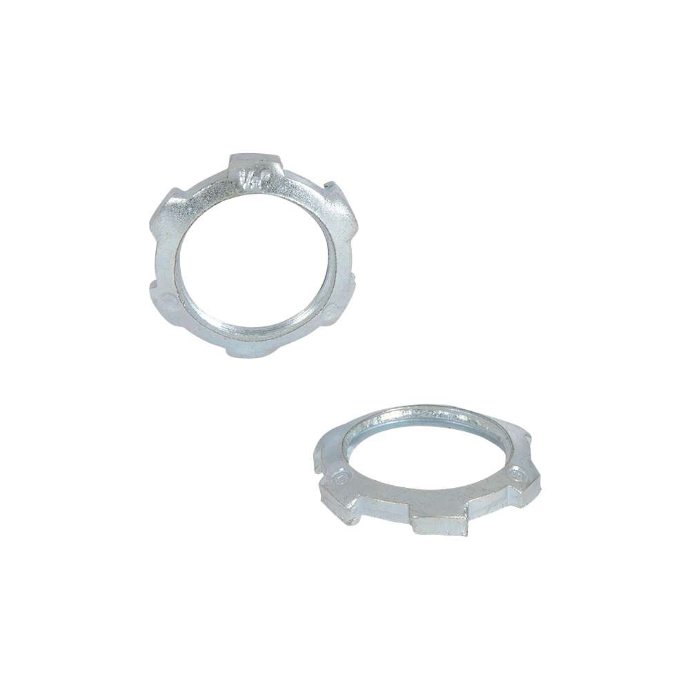 HUBBELL Outlet Box Locknuts 1/2 in Pkg/5