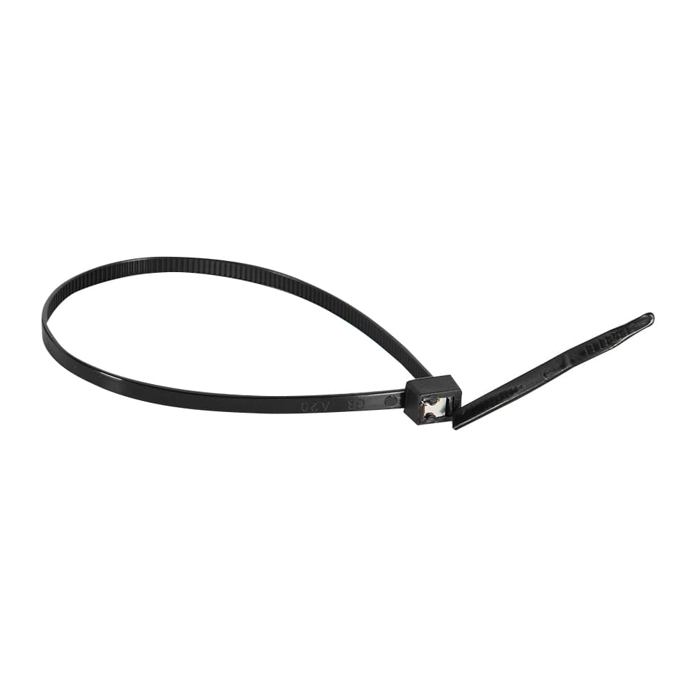 Attaches autobloquantes/autocoupantes pour fils 8 po Pqt/50