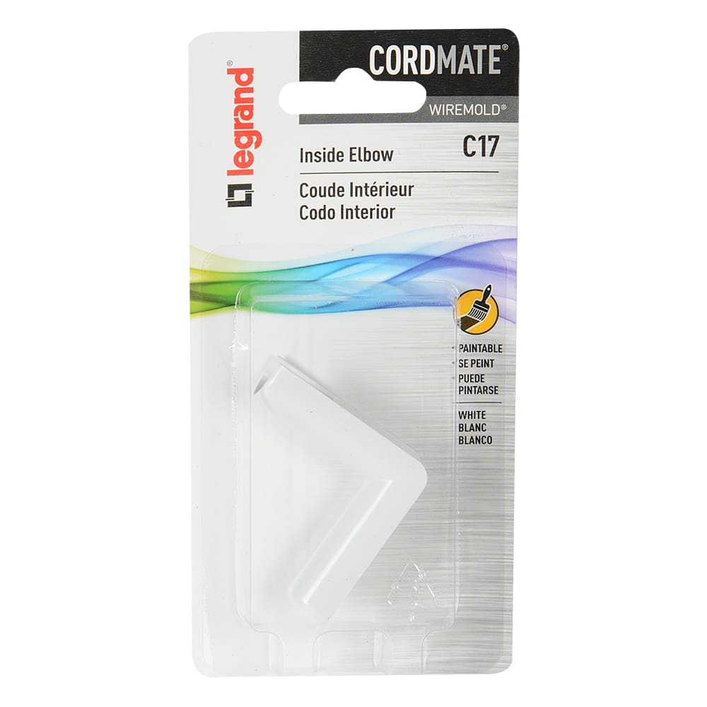 Coude intérieur de cache-fil rond