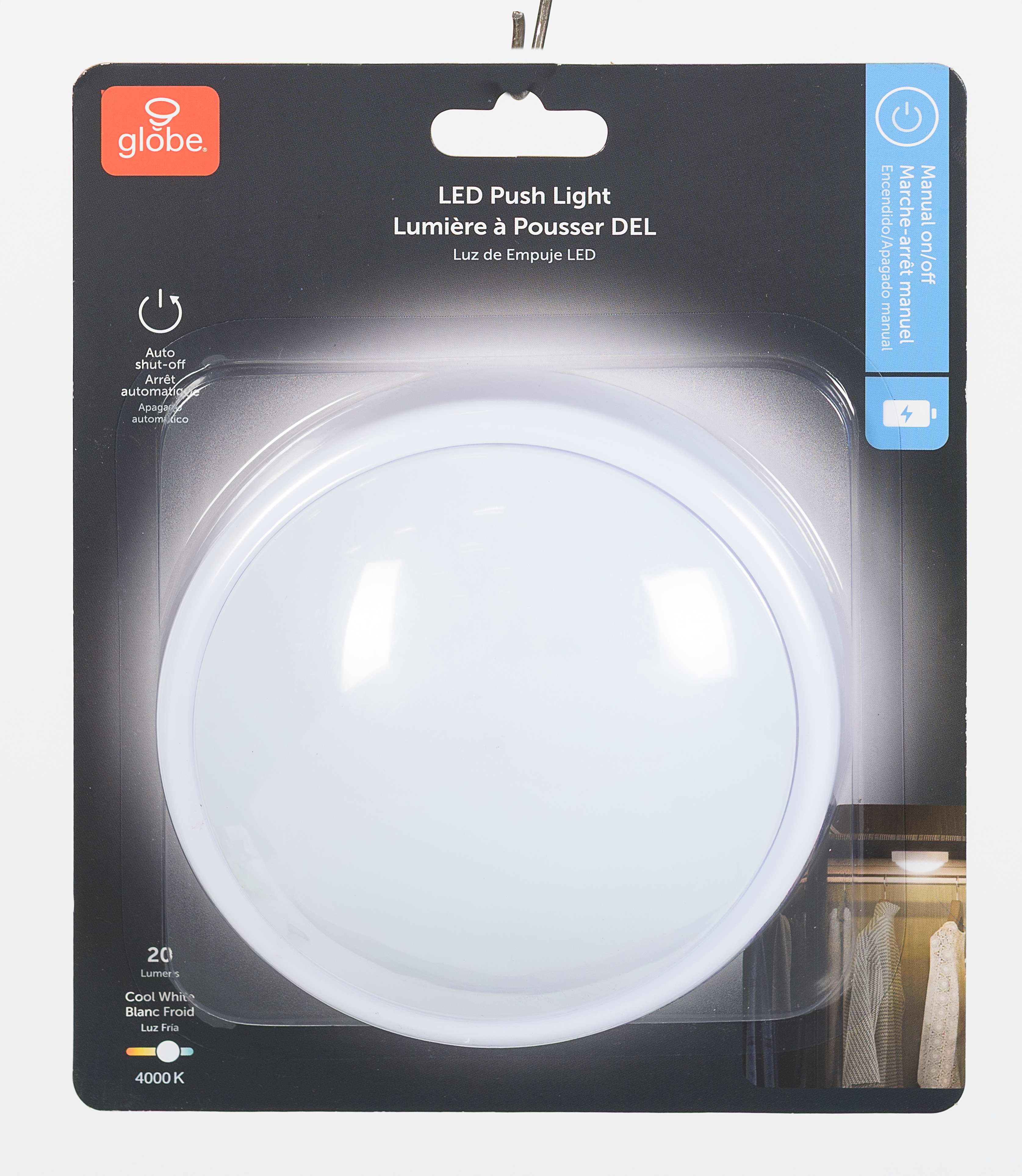 GLOBE ELECTRIC LED Light Push-Button