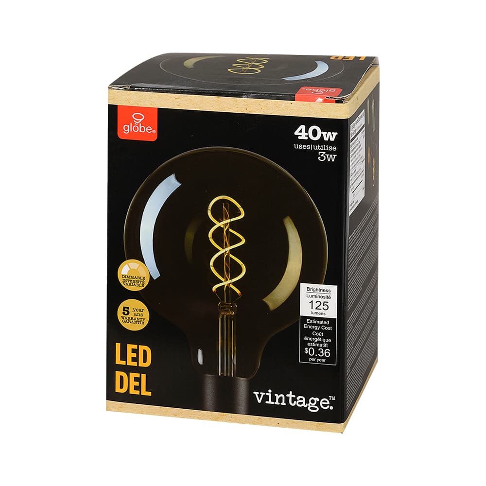 Ampoule DEL G40 Vintage 3&nbsp;W