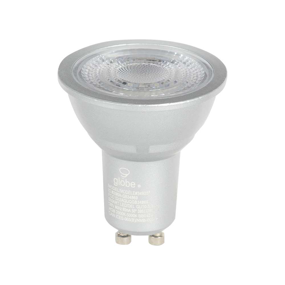 Ampoule intelligente DEL GU10, 5,5 W