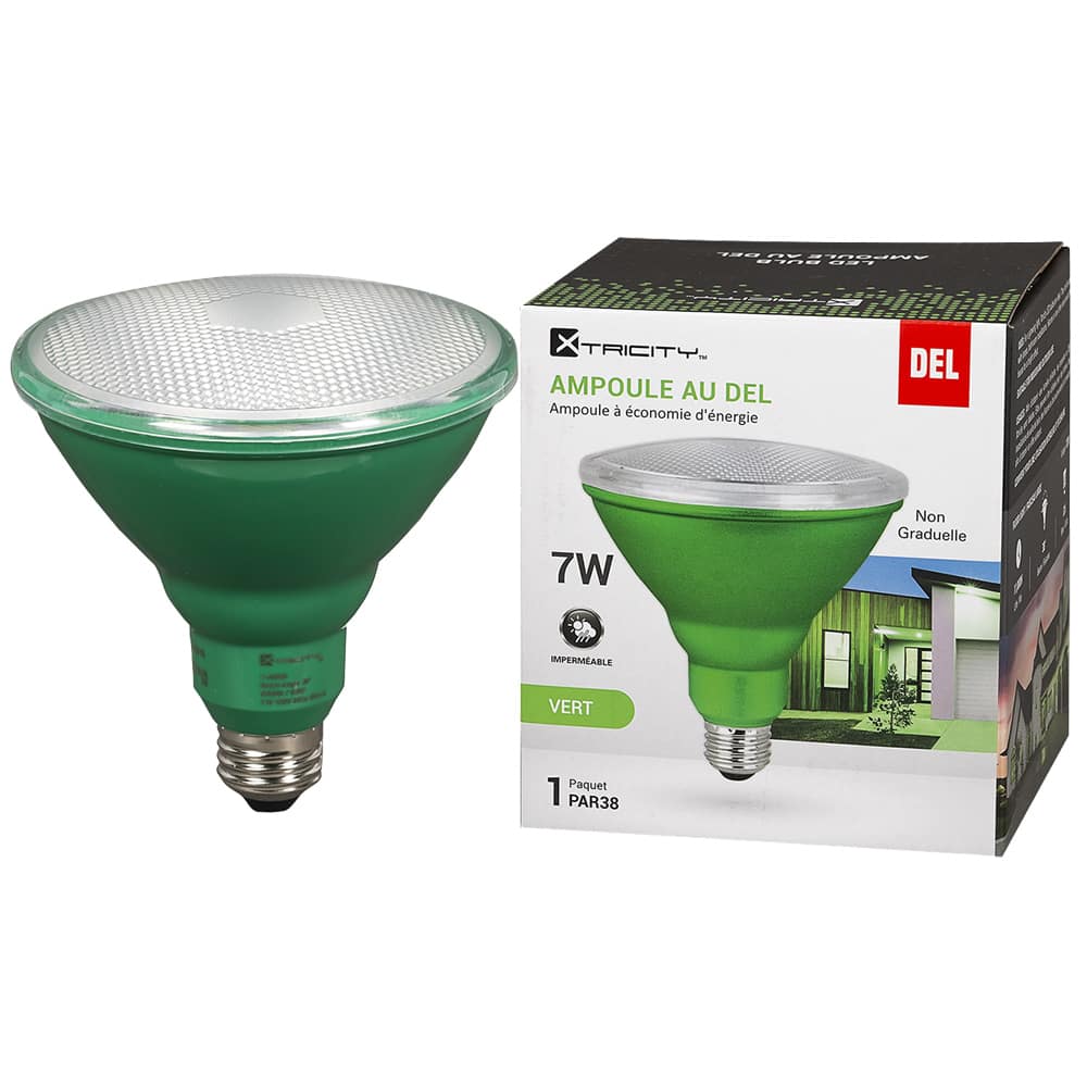 Ampoule DEL PAR38 vert 12 W