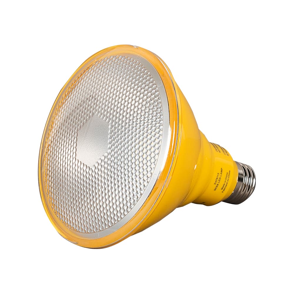 Ampoule DEL PAR38 jaune 12 W