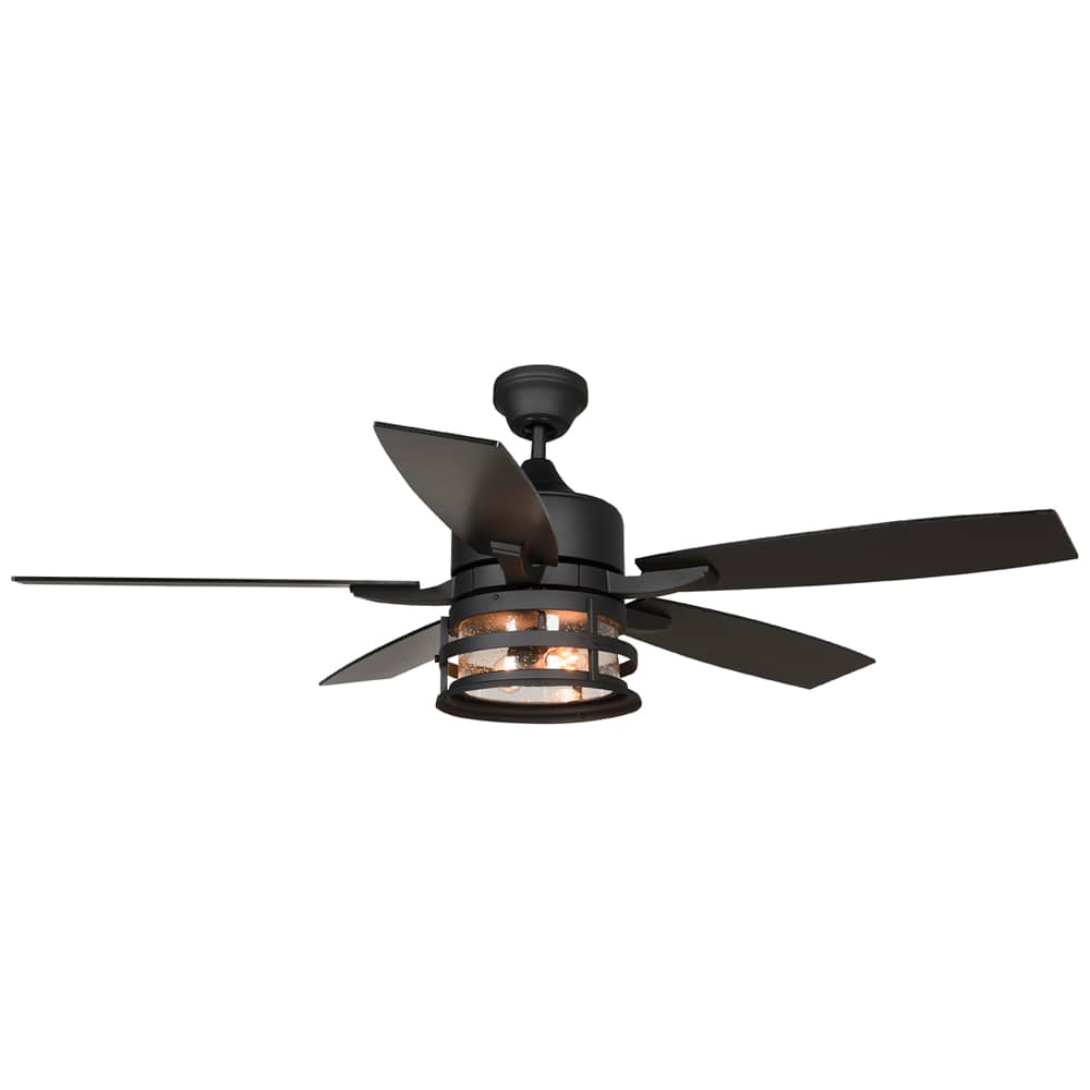 Ventilateur de plafond Duffy noir 52 po