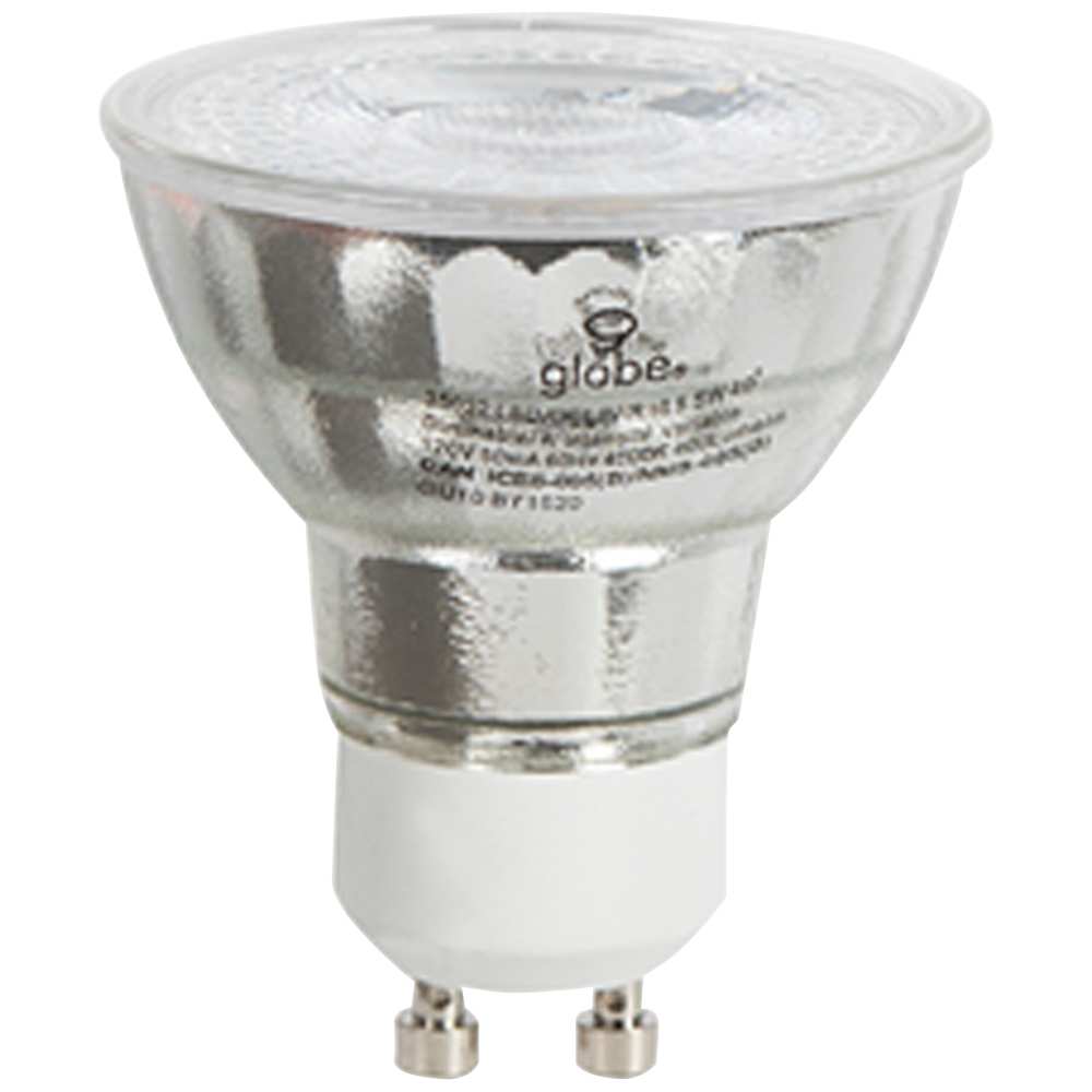 GU10 LED Reflector Light Bulb Cool Wihte 5.5 W Pkg/4