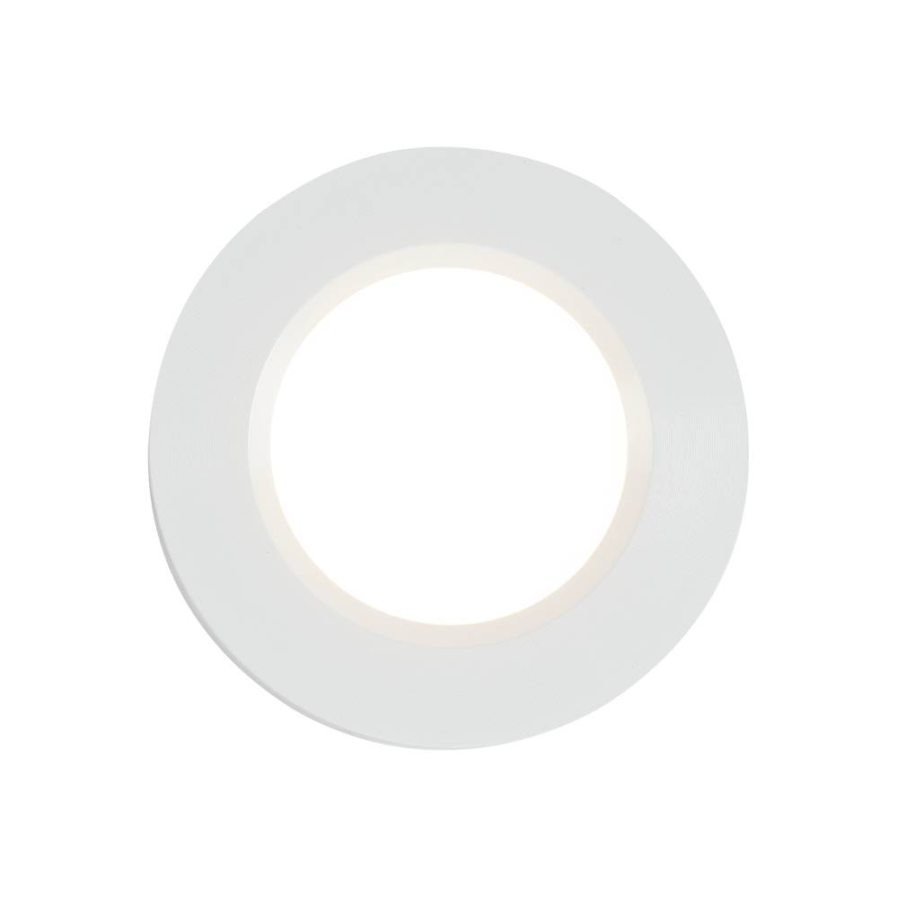 Rondelles d'éclairage à DEL blanc chaud Pqt/3