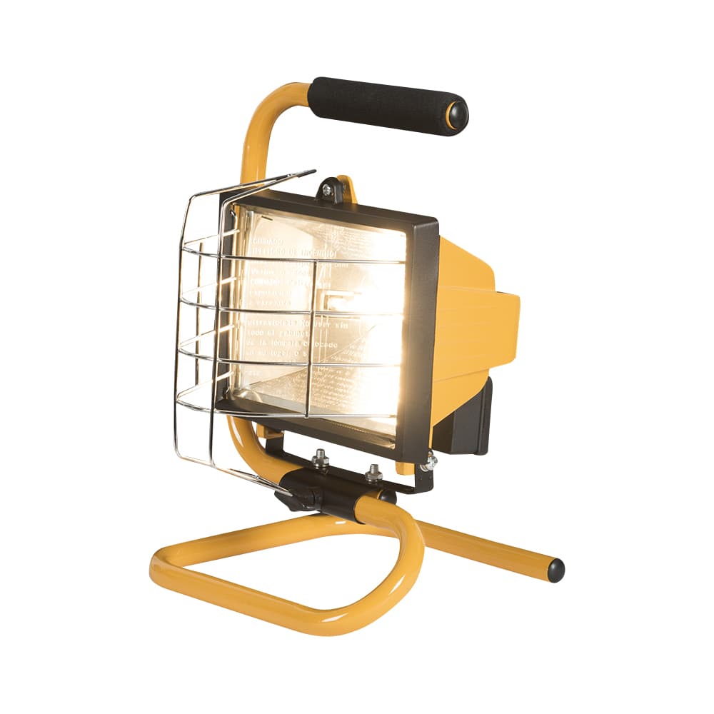 Lampe de travail halogènes portative dirigeable 500 W