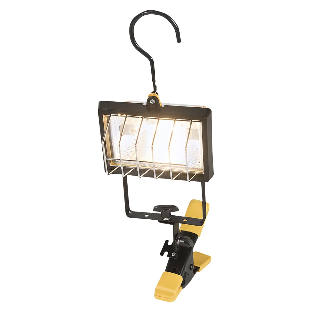 Lampe de travail halogènes à pince 150 W