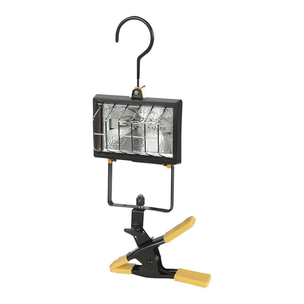 Lampe de travail halogènes à pince 150 W