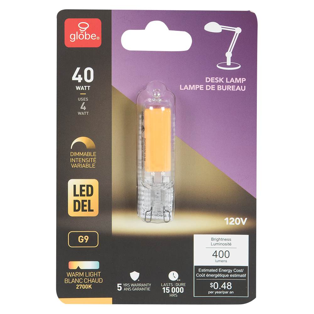 G9 Warm Light LED Light Bulb 4 W