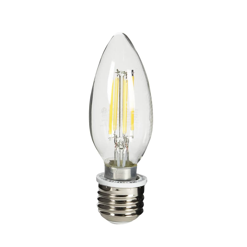 B10 Daylight LED Light Bulb 4.5&nbsp;W Pkg/3