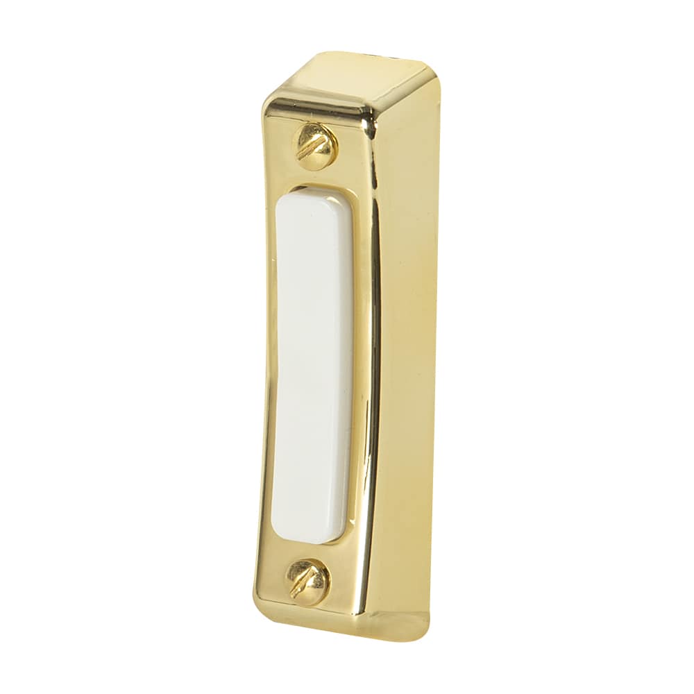 Bouton de sonnette câblé laiton