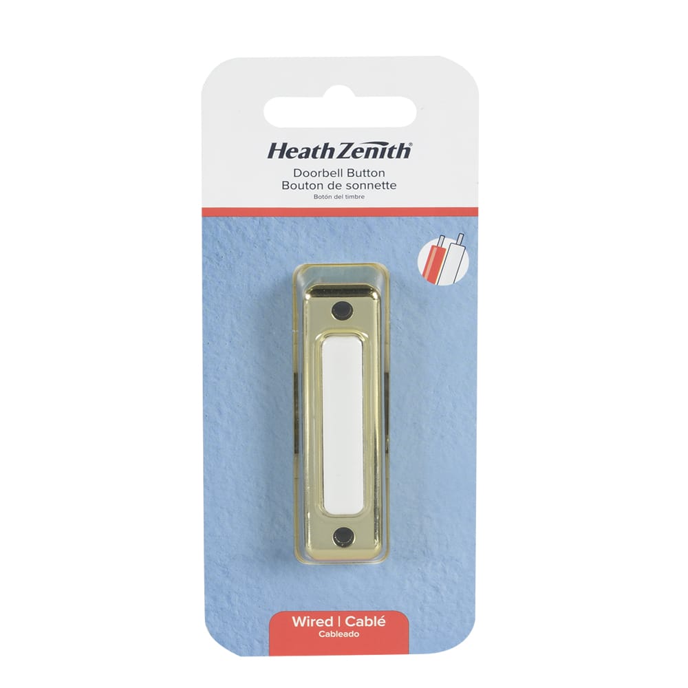 Wired Doorbell Push Button Brass