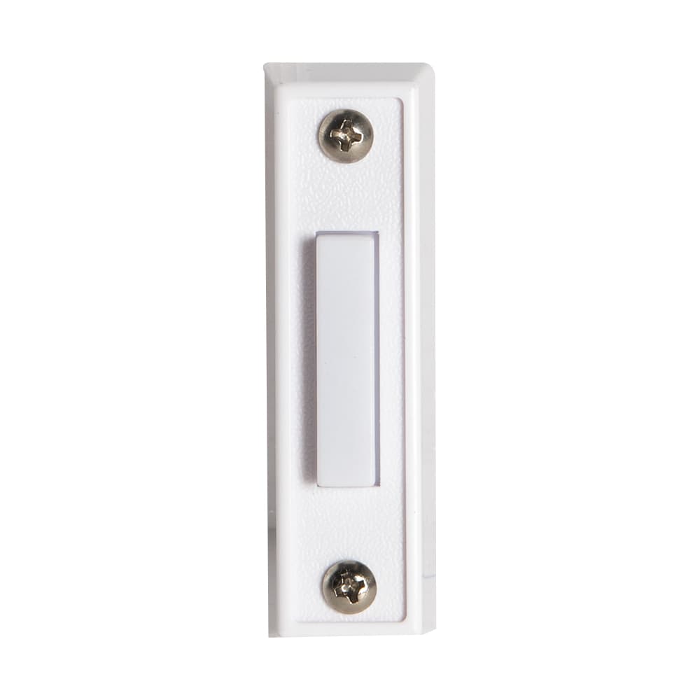 Illuminated Wired Doorbell Push Button White