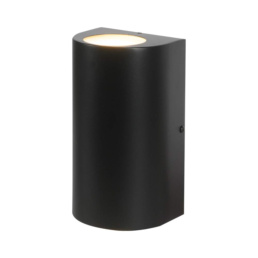 Applique murale d'extérieur DEL Huxley noire