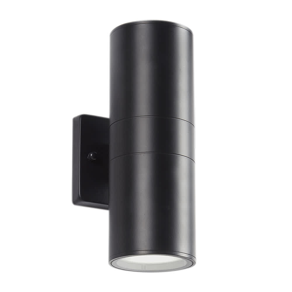 VERTUO Cilindro 2-light Outdoor Wall Mount Black