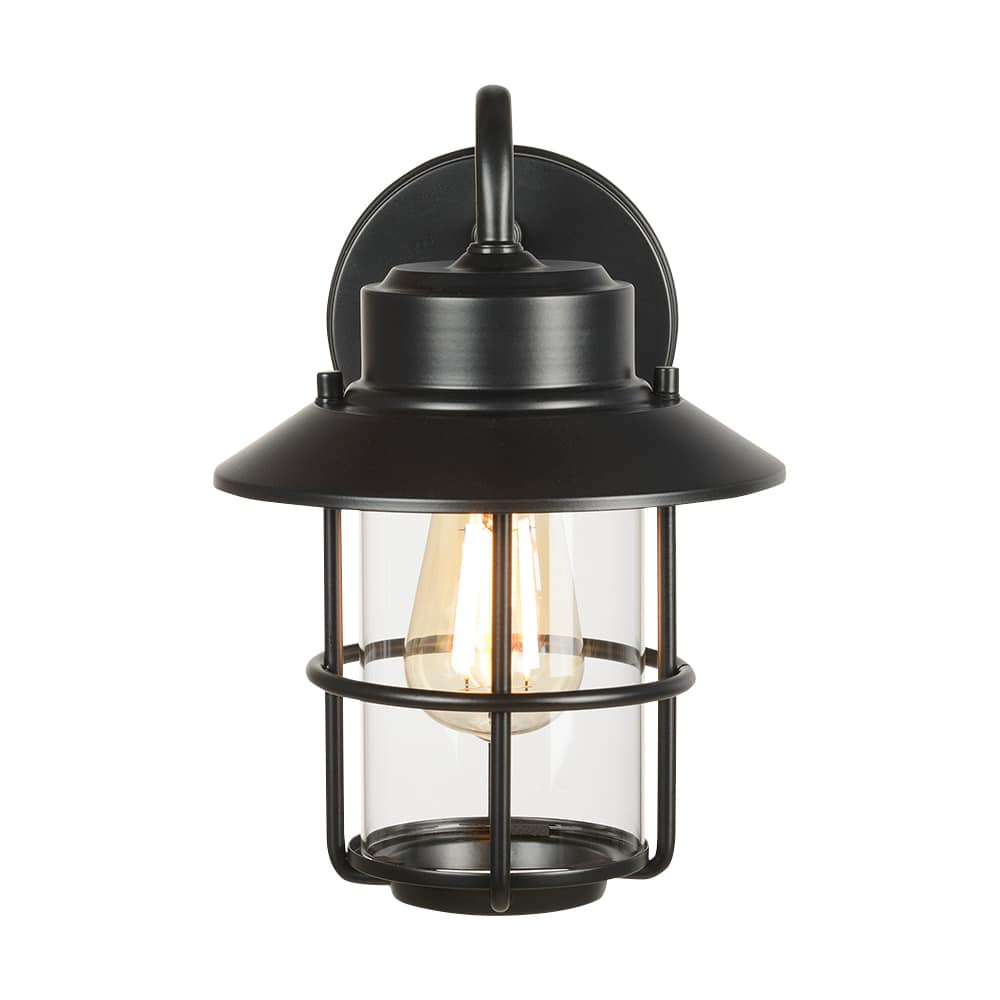 Applique murale d'extérieur Perry noire 1 lumière