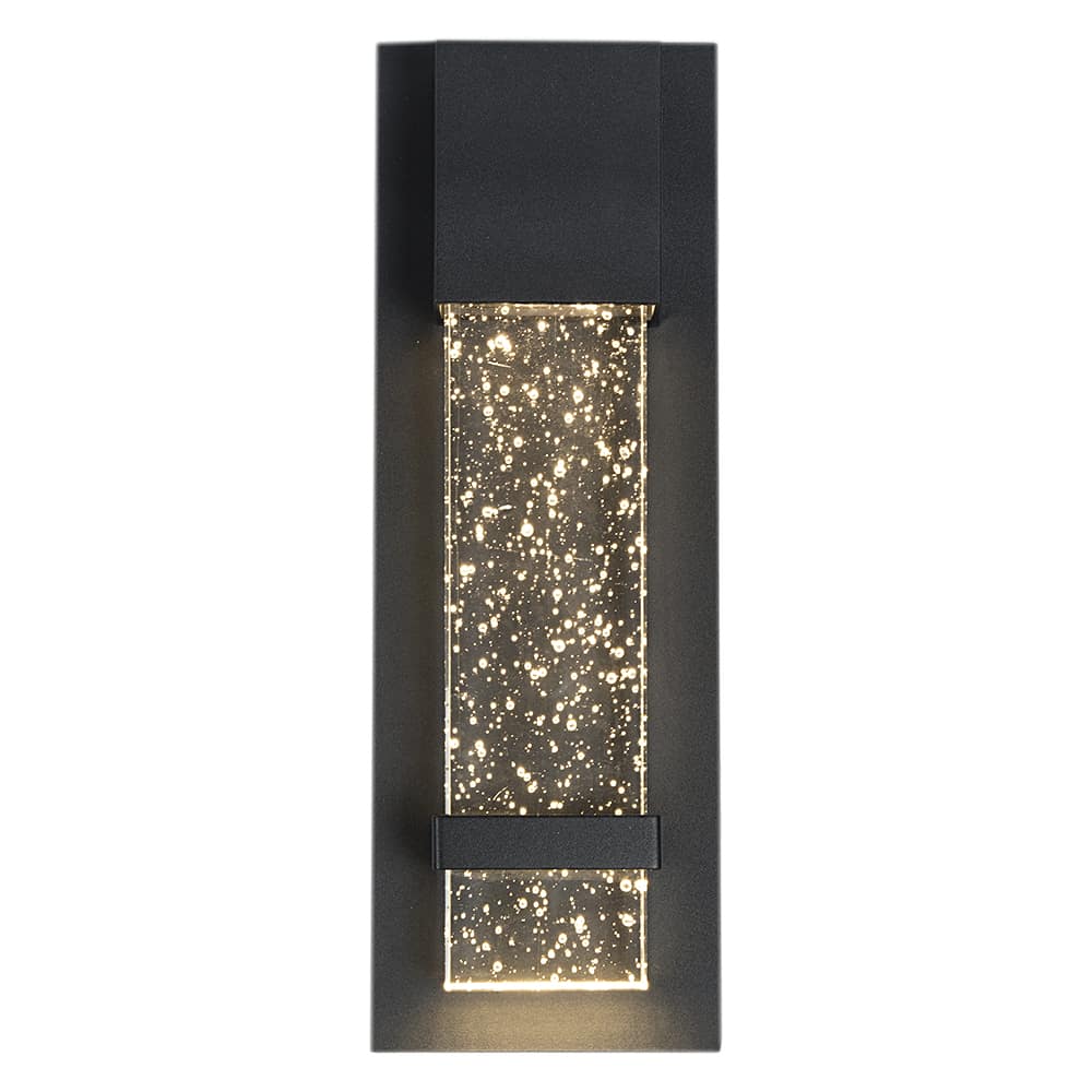 Applique murale d'extérieur DEL Agua noire VERTUO