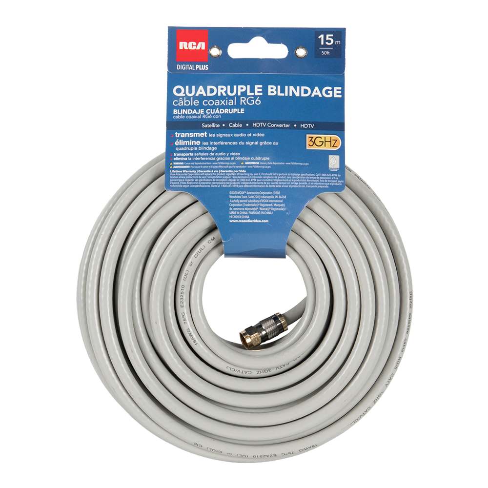 Câble coaxial RG6 50&nbsp;pi