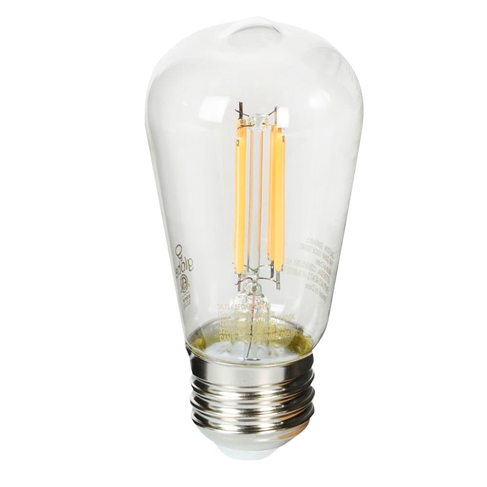 Ampoule DEL ST19 blanc chaud 8 W Pqt/4