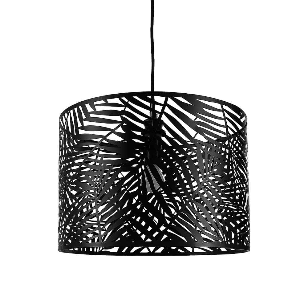 Suspension pour abri soleil Palm noire 1 lumière VERTUO