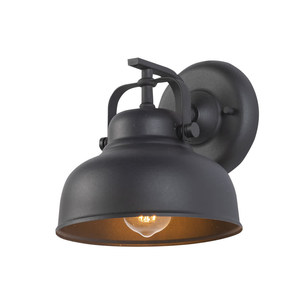 Louis 1-Light Outdoor Wall Mount Black