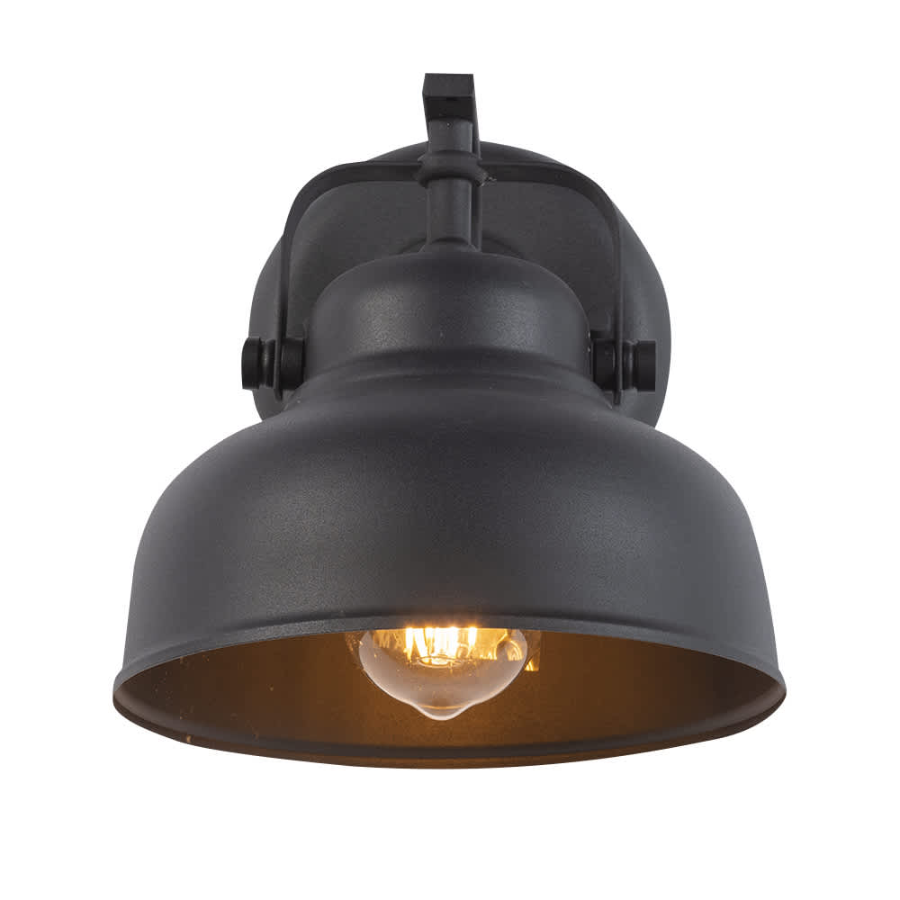 Applique murale d'extérieur Louis noire 1 lumière