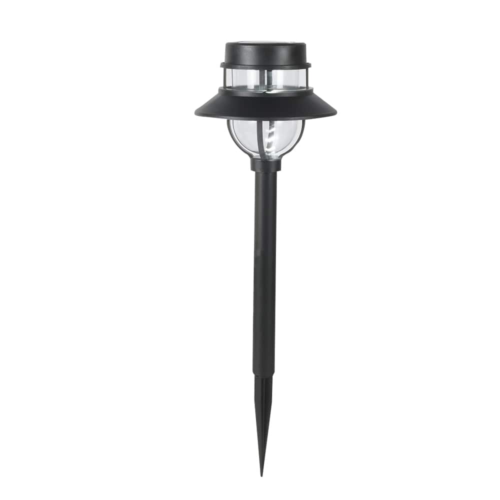 Lampe solaire sur piquet à DEL noire Fanny VERTUO