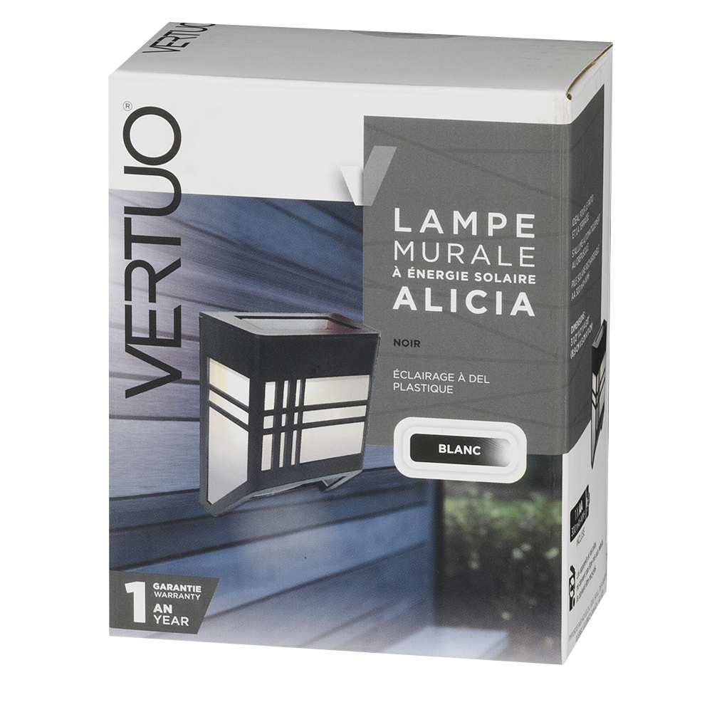 Lampe murale à énergie solaire Alicia VERTUO