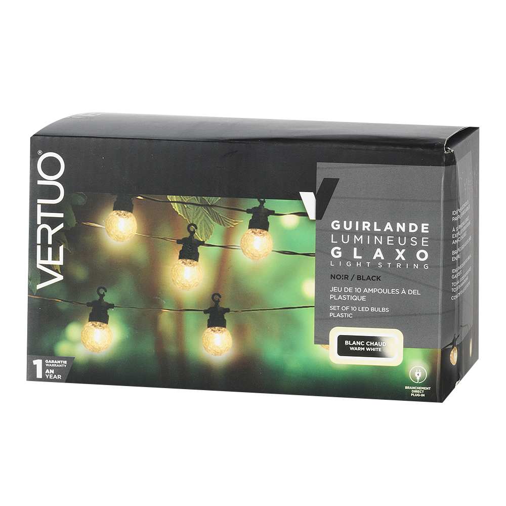 Guirlande lumineuse Glaxo VERTUO