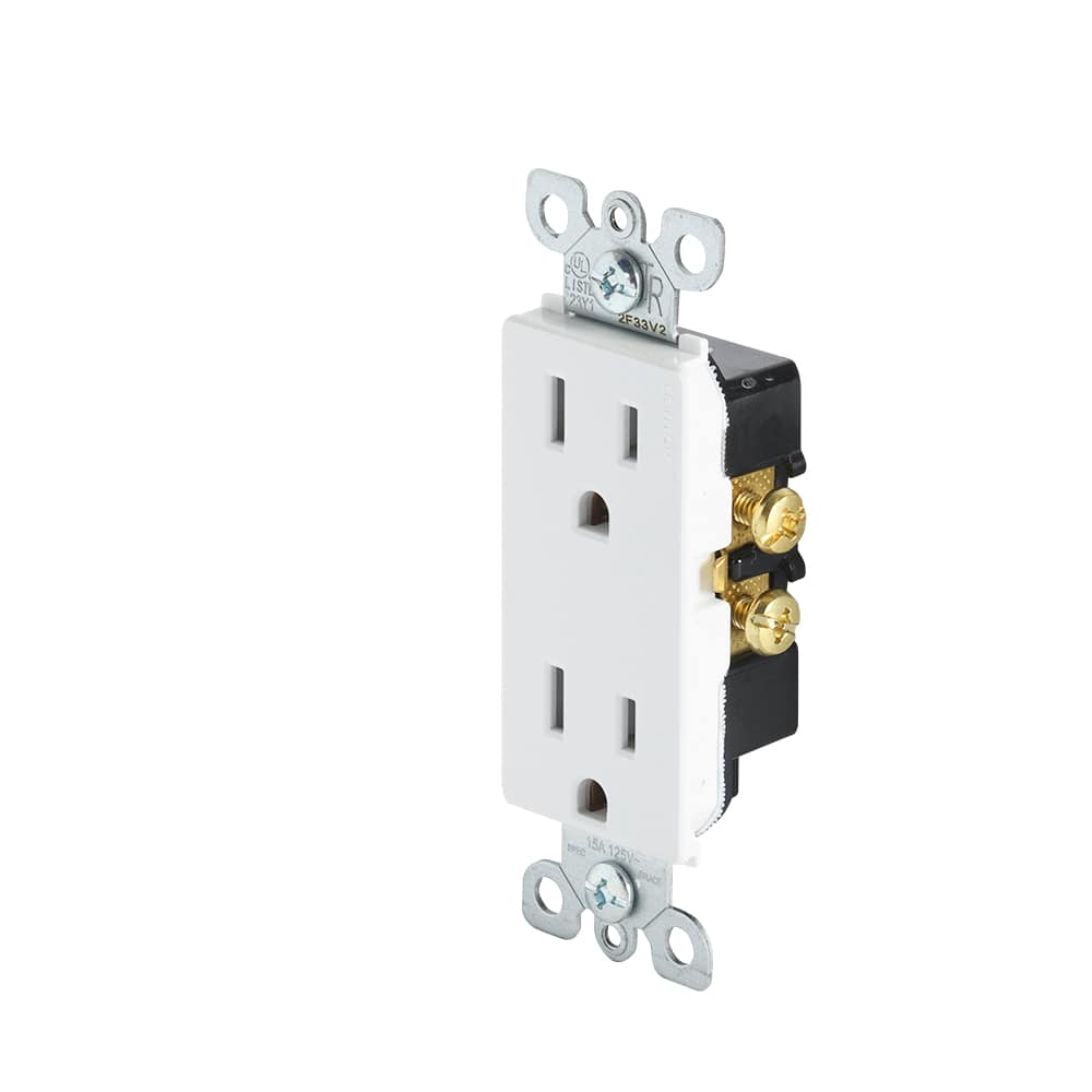 Prise de courant 15 A sécurisée Decora