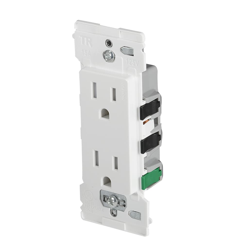 Prise de courant 15 A sécurisée Decora Edge