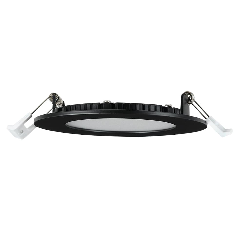 VERTUO Ultrathin LED Recessed Light 6 in. Black