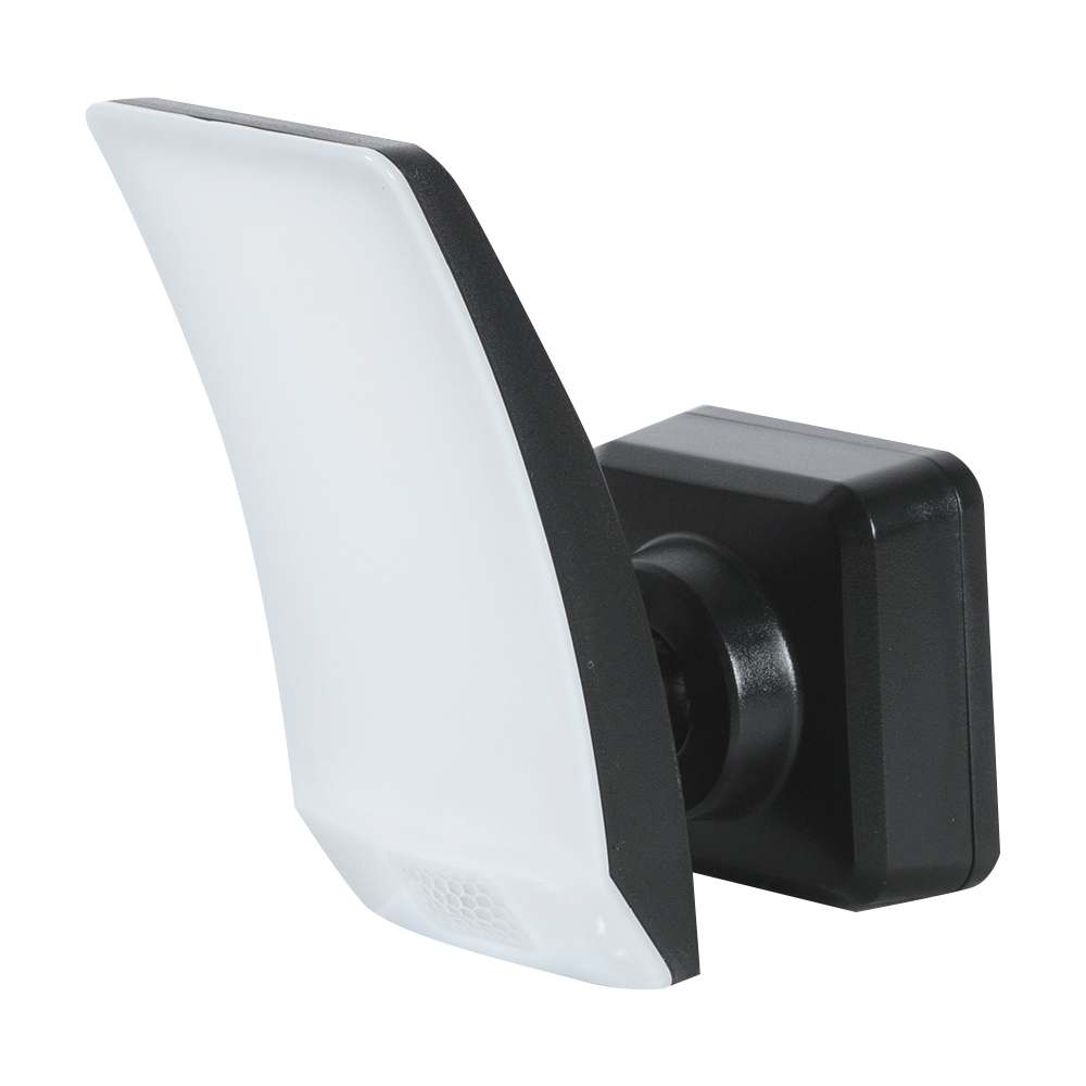 Lumière DEL à piles avec détecteur de mouvement noire