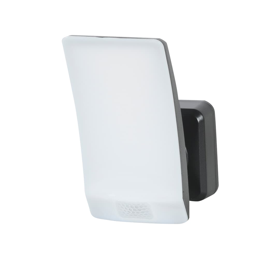 Lumière DEL à piles avec détecteur de mouvement noire