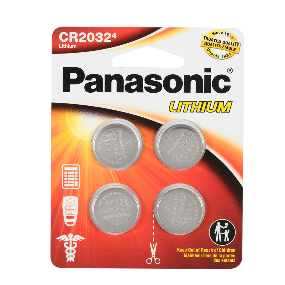 Piles Panasonic CR2032 Pqt/4