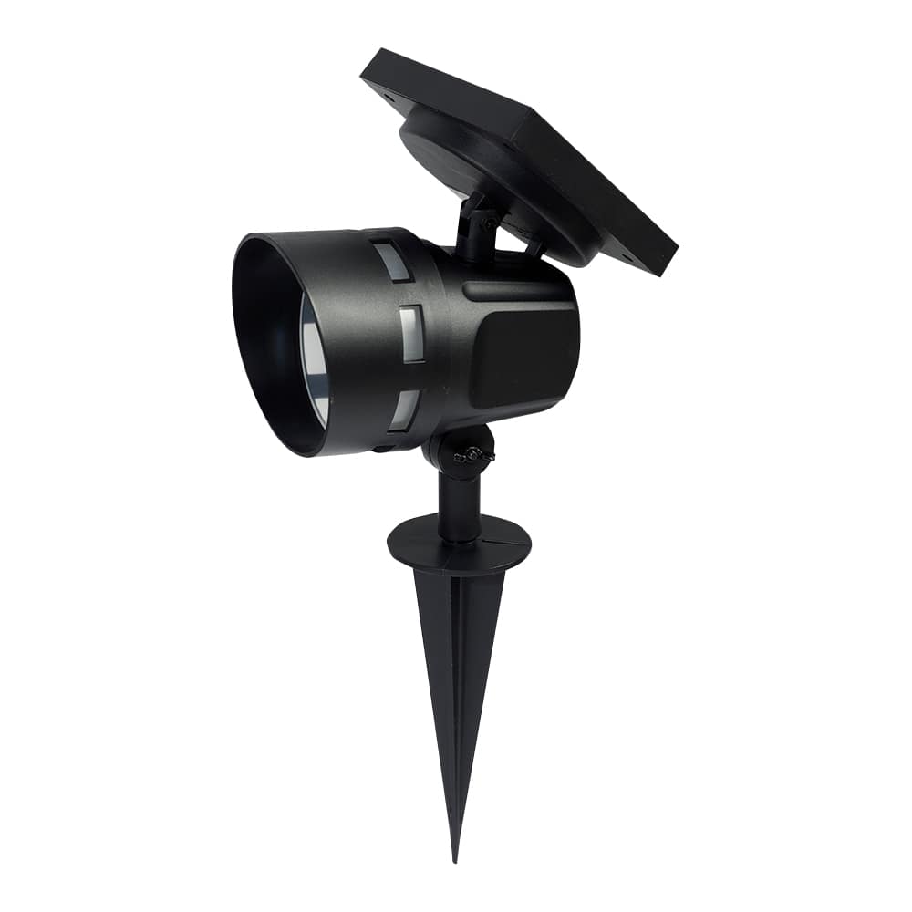 VERTUO Solar Spotlight Black