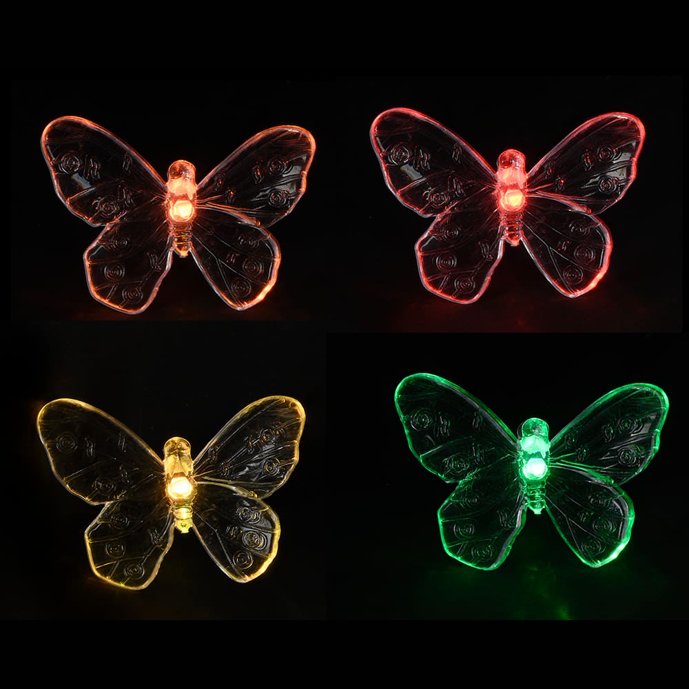 Lampe à énergie solaire Papillons VERTUO