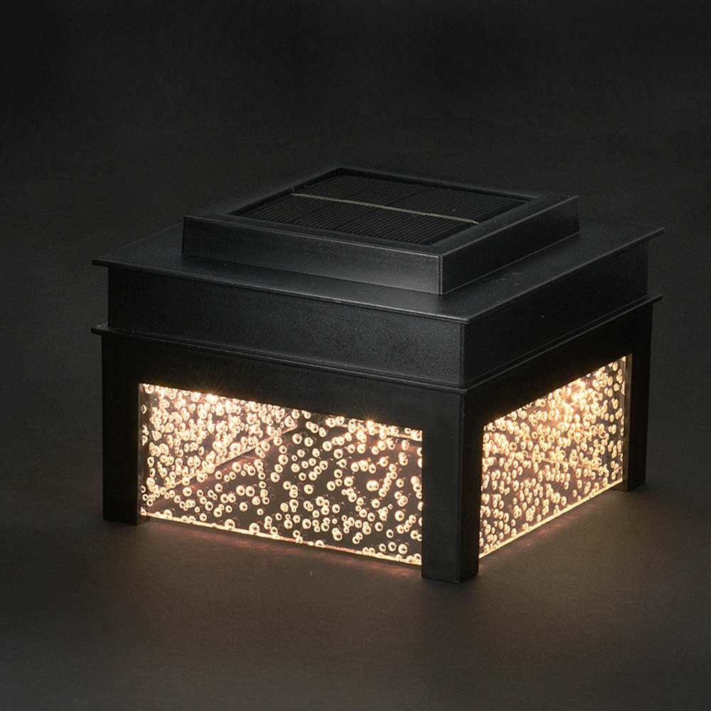 VERTUO Solar 4&nbsp;x&nbsp;4 Post Cap Light Black