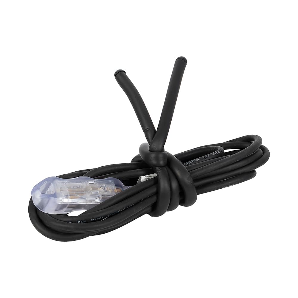 Attaches torsadées 36 po noir Pqt/2 NEKTRA