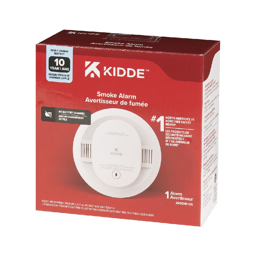 Avertisseur de fumée à pile 10 ans