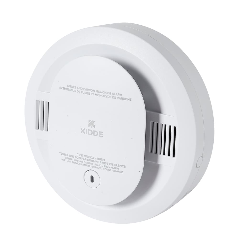 Avertisseur de fumée et de monoxyde de carbone vocal 120 V et pile