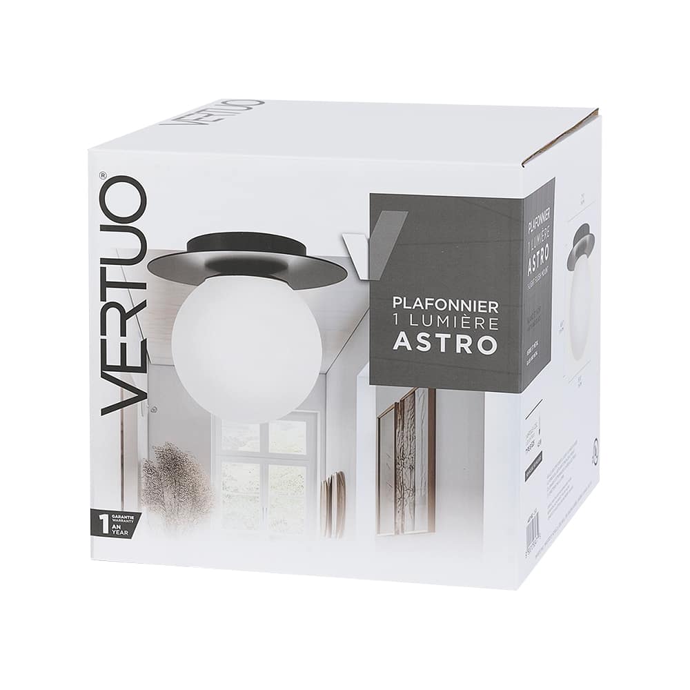 Plafonnier Astro 1 lumière VERTUO