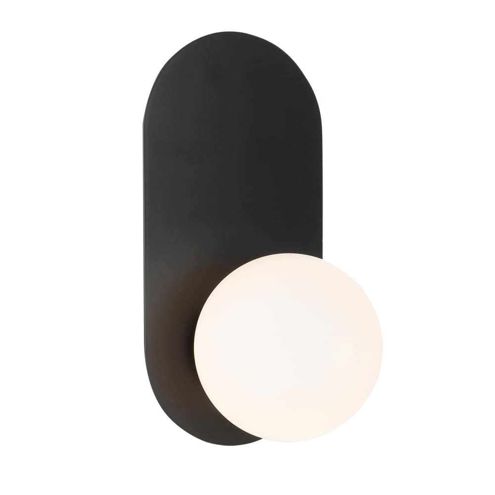 Astro 1-Light Black Wall Mount VERTUO